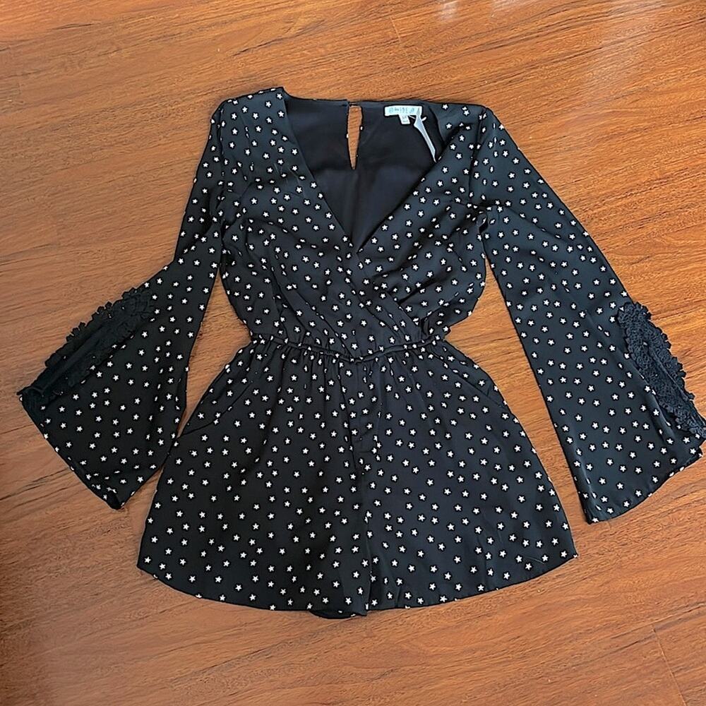 Love Fire Romper Dress Size S/P NWT